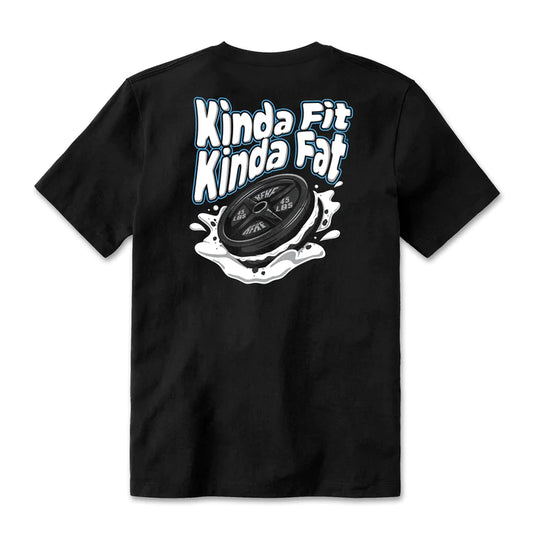 Kinda Fit Kinda Fat Cookie Sandwheych Tee (Black)