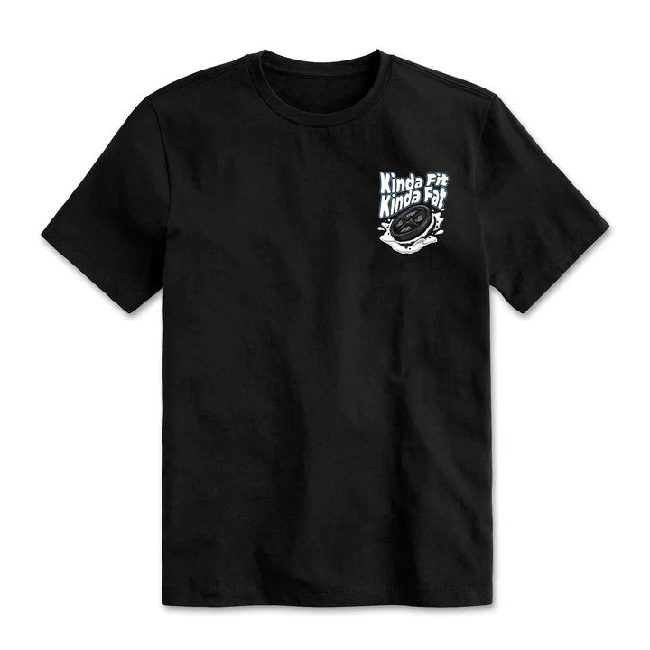 Kinda Fit Kinda Fat Cookie Sandwheych Tee (Black)