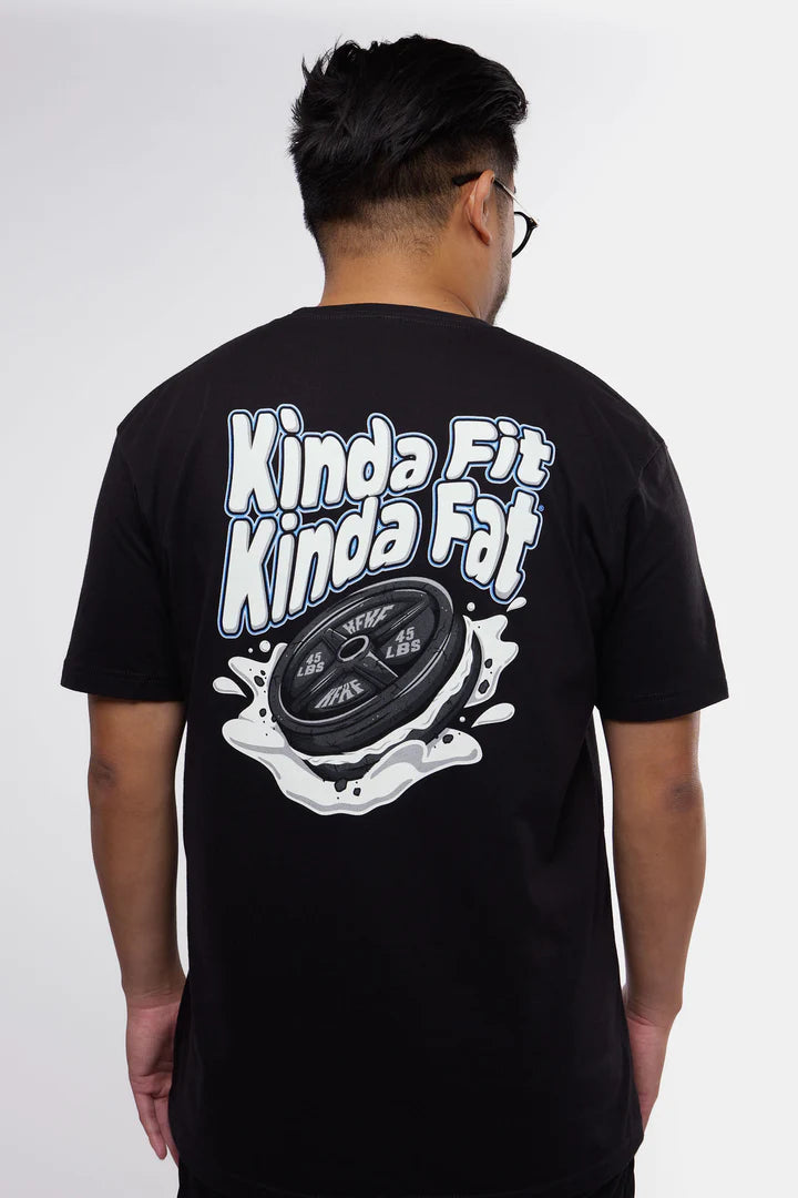 Kinda Fit Kinda Fat Cookie Sandwheych Tee (Black)