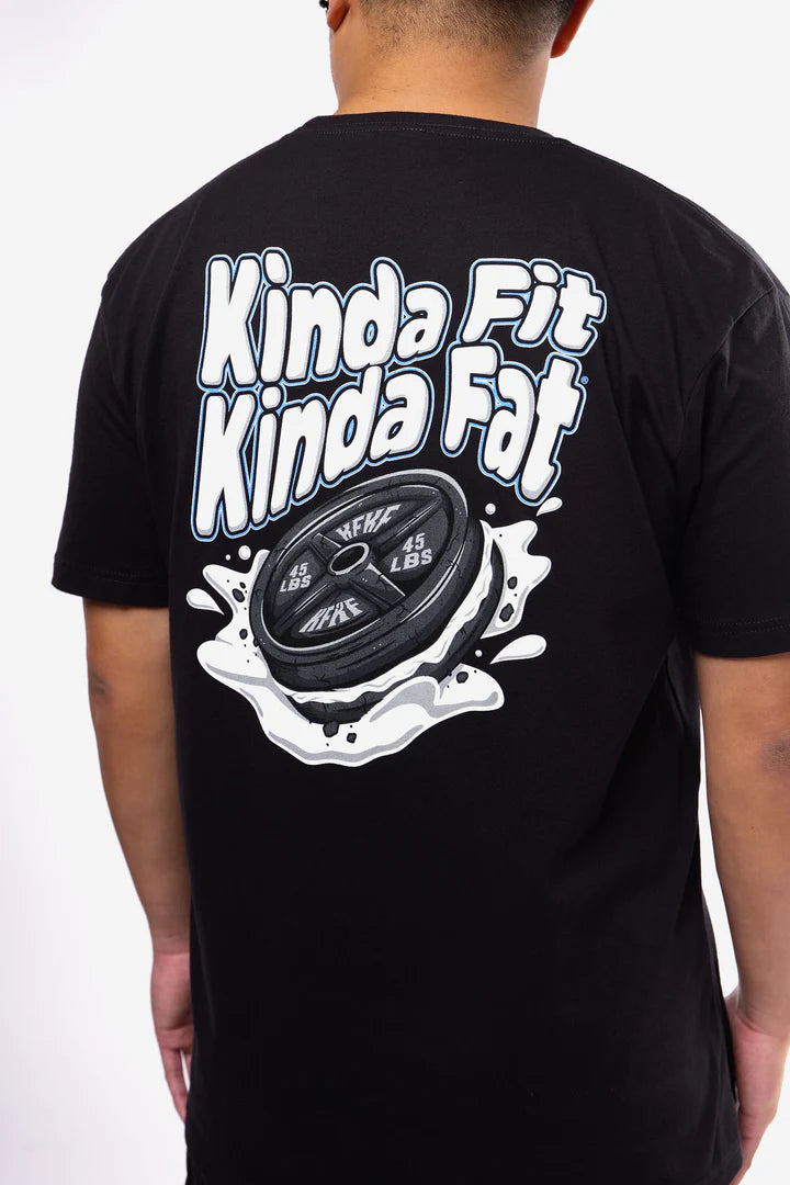 Kinda Fit Kinda Fat Cookie Sandwheych Tee (Black)
