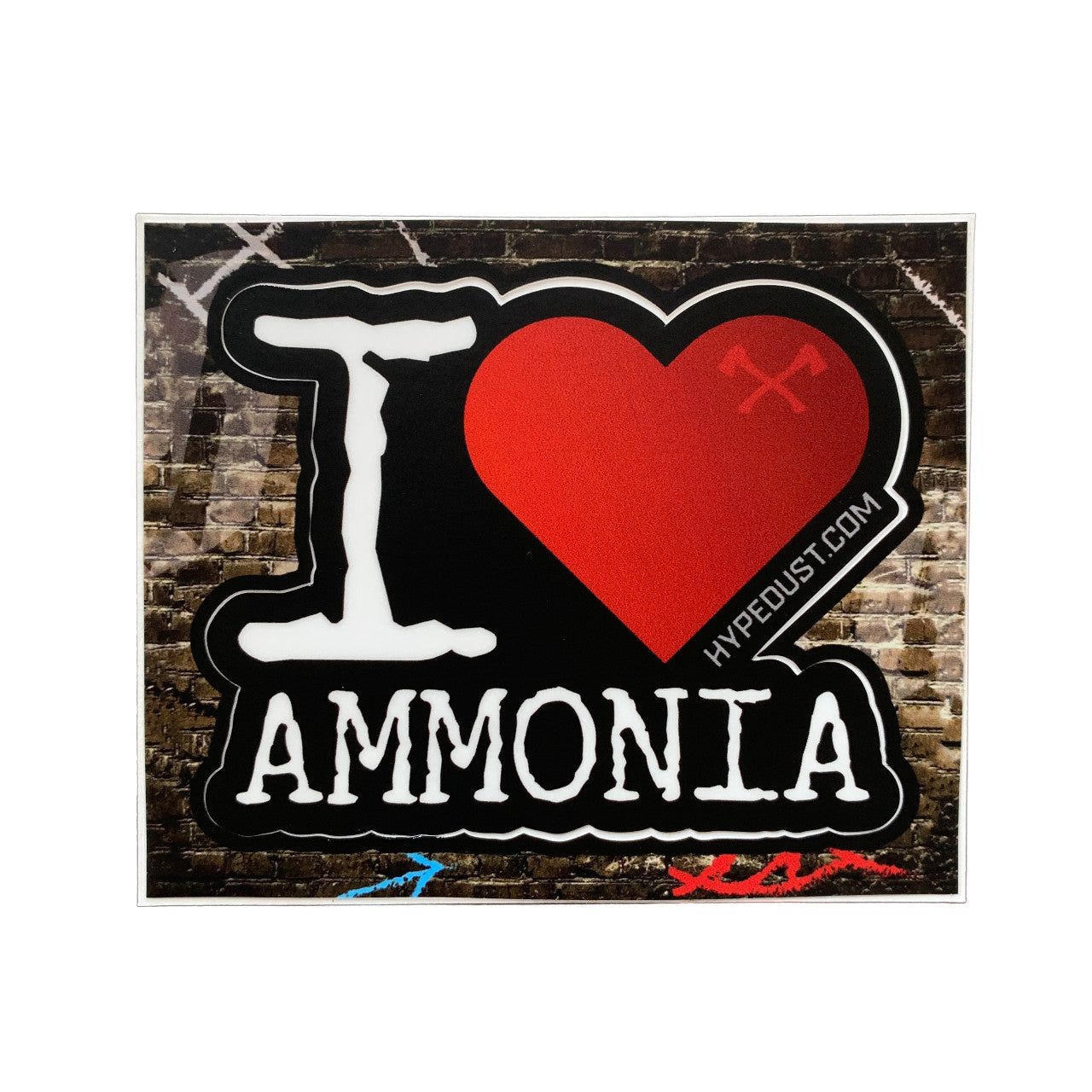 Obsidian I Love Ammonia Sticker