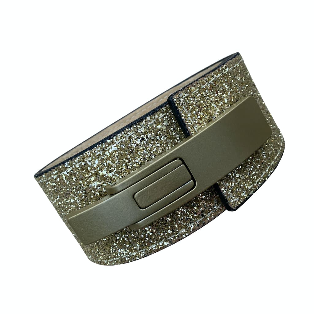 Pioneer Fitness Powerlifting Lever Belt – 10mm thick – 3"/4" wide (Sparkle) - 9 for 9