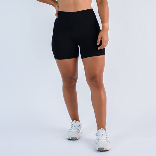 FLEO Black Rib Shorts (Go Go)