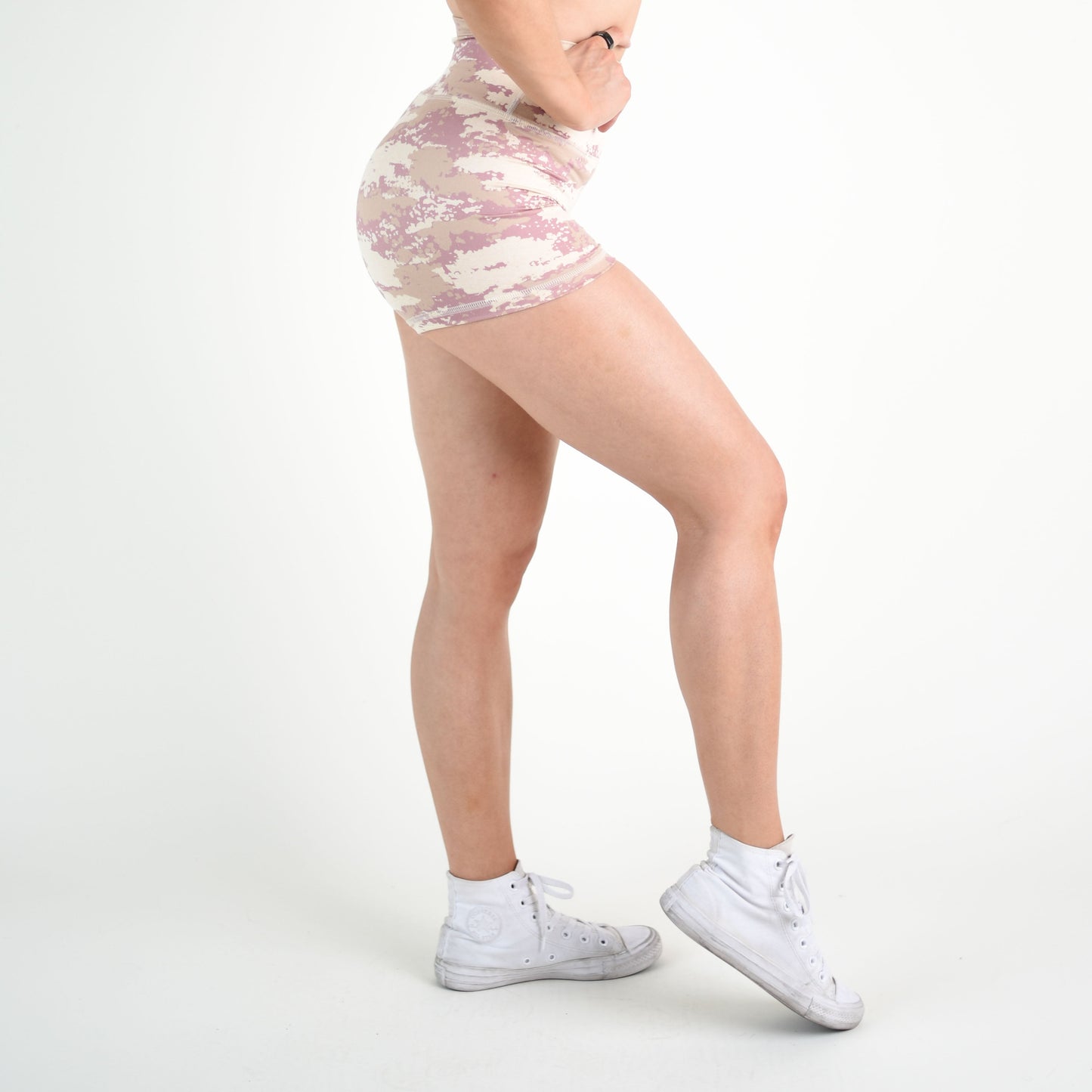 FLEO Heather Sand Pink Camo Shorts (True High Original)
