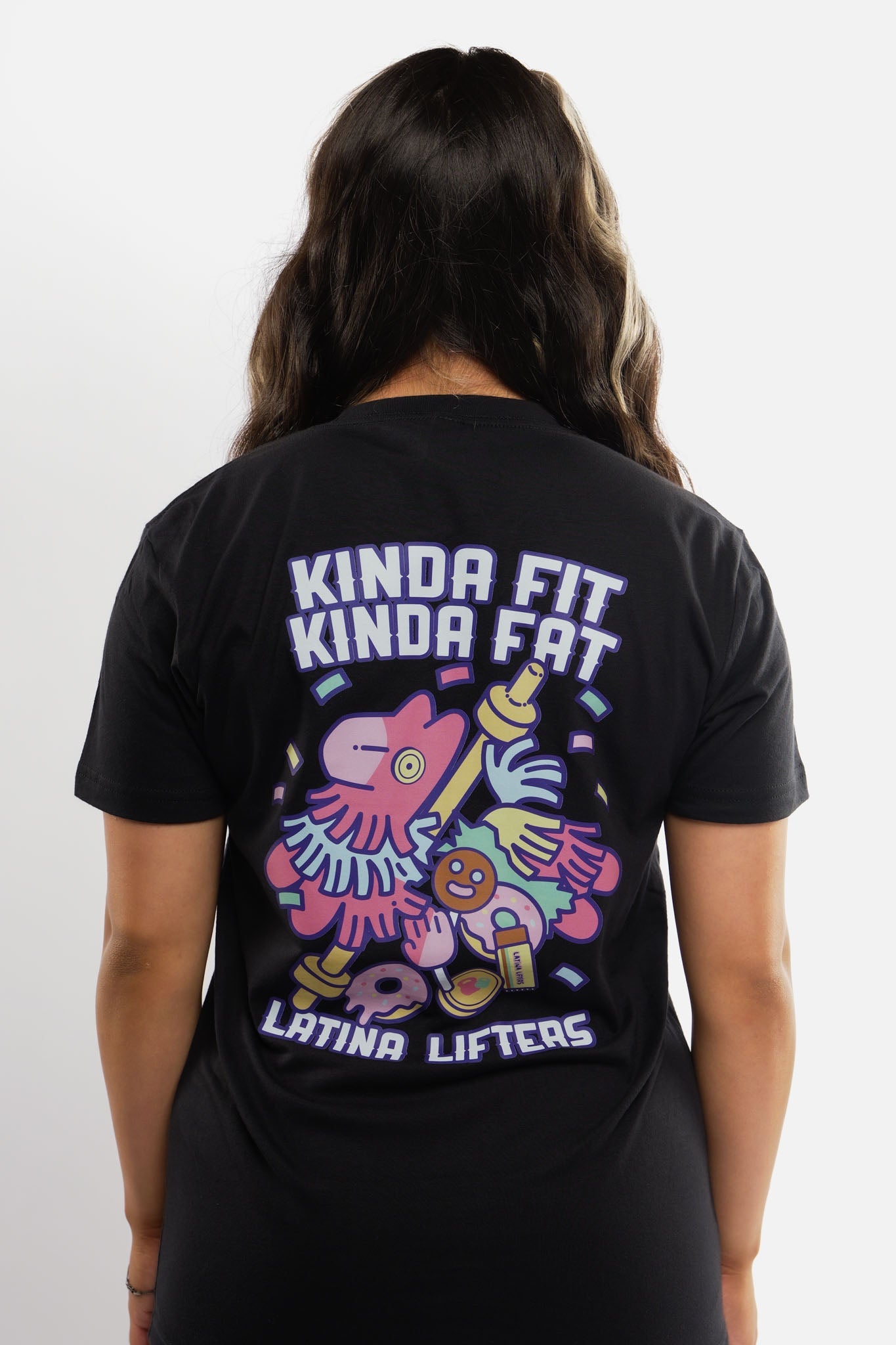 Kinda Fit Kinda Fat KFKF x Latina Lifters Los Dulces Tee (Black)