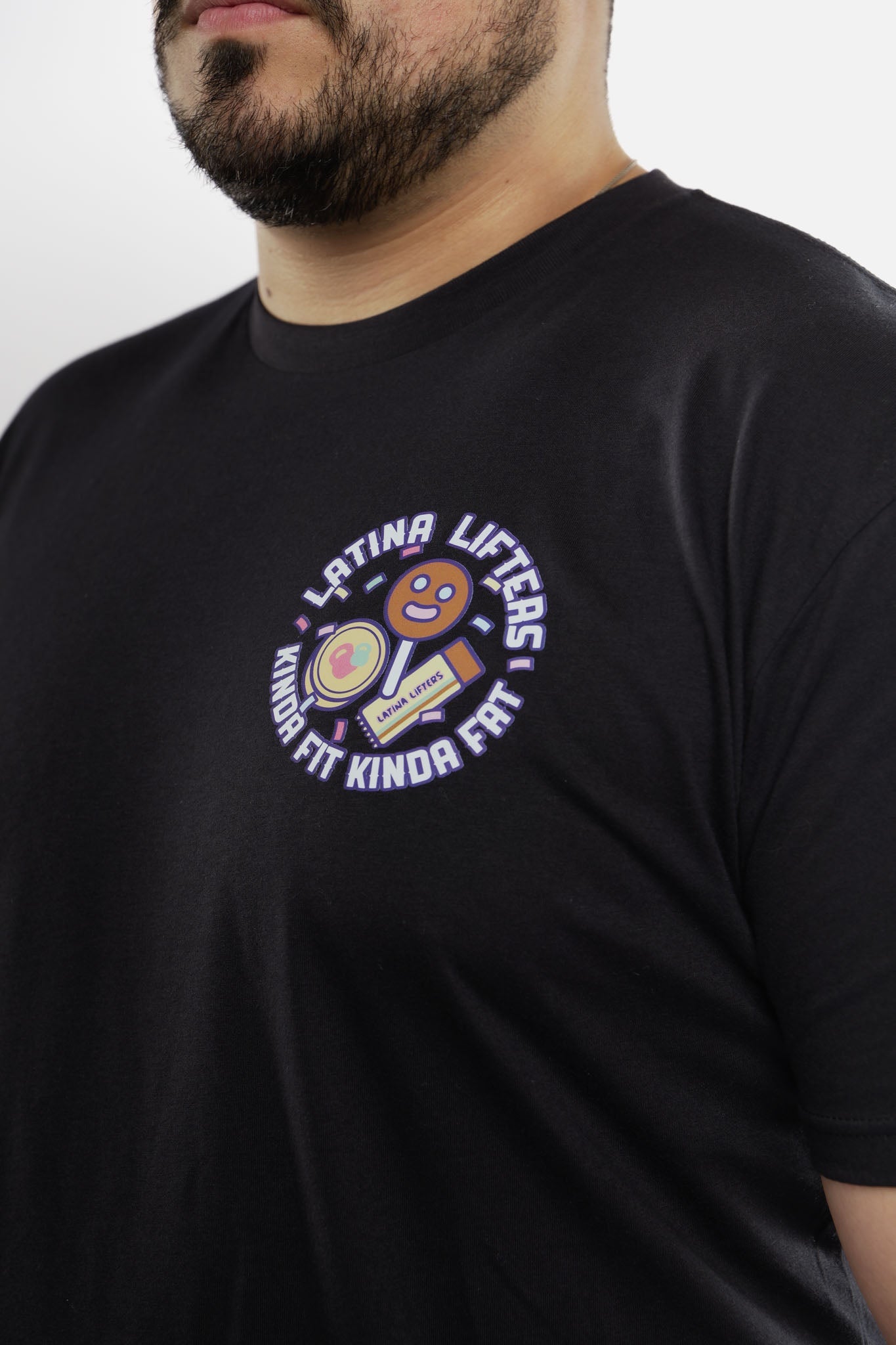 Kinda Fit Kinda Fat KFKF x Latina Lifters Los Dulces Tee (Black)
