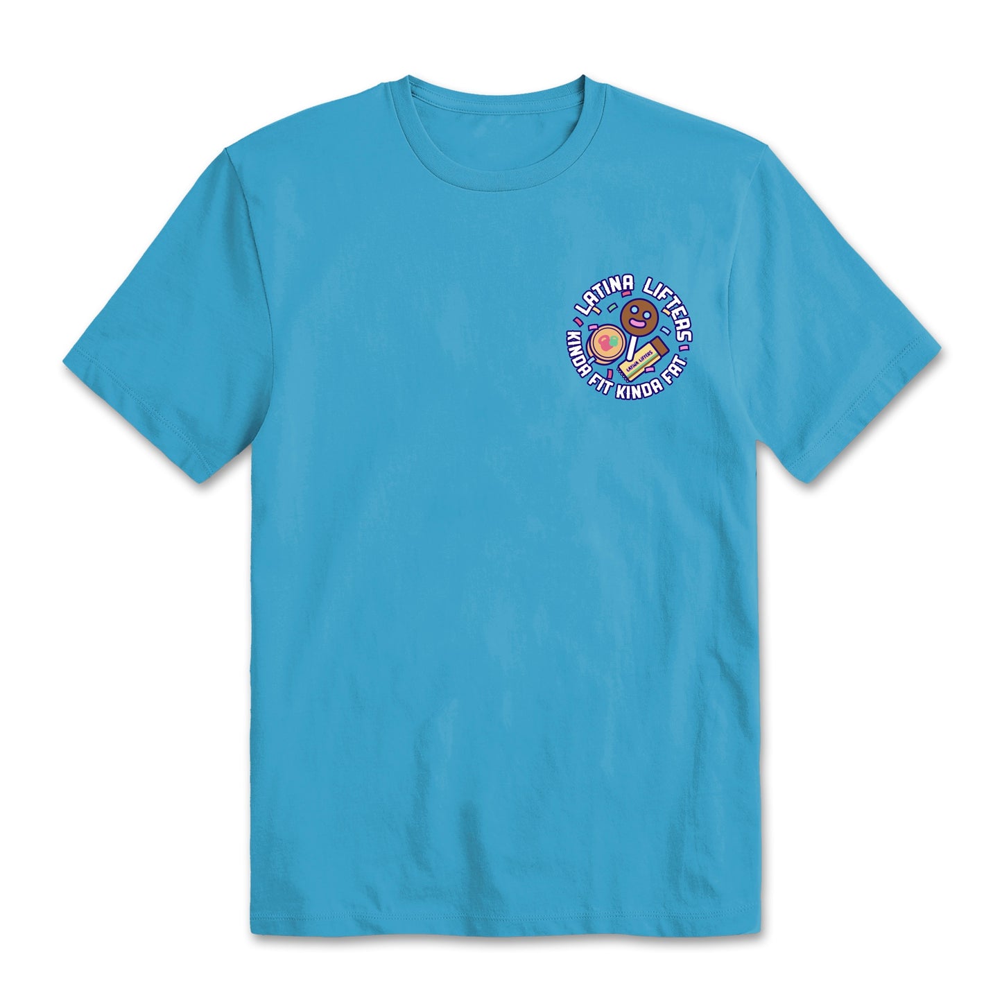Kinda Fit Kinda Fat KFKF x Latina Lifters Los Dulces Tee (Blue)