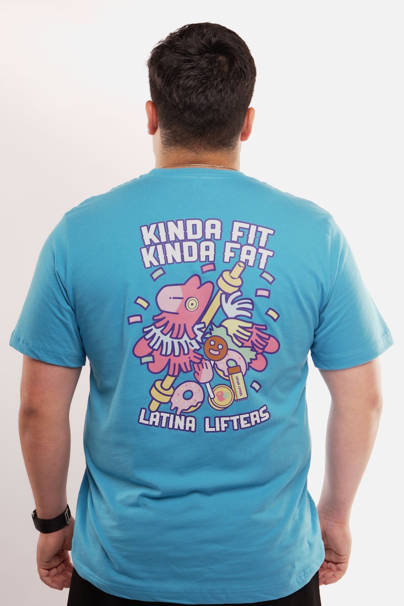 Kinda Fit Kinda Fat KFKF x Latina Lifters Los Dulces Tee (Blue)