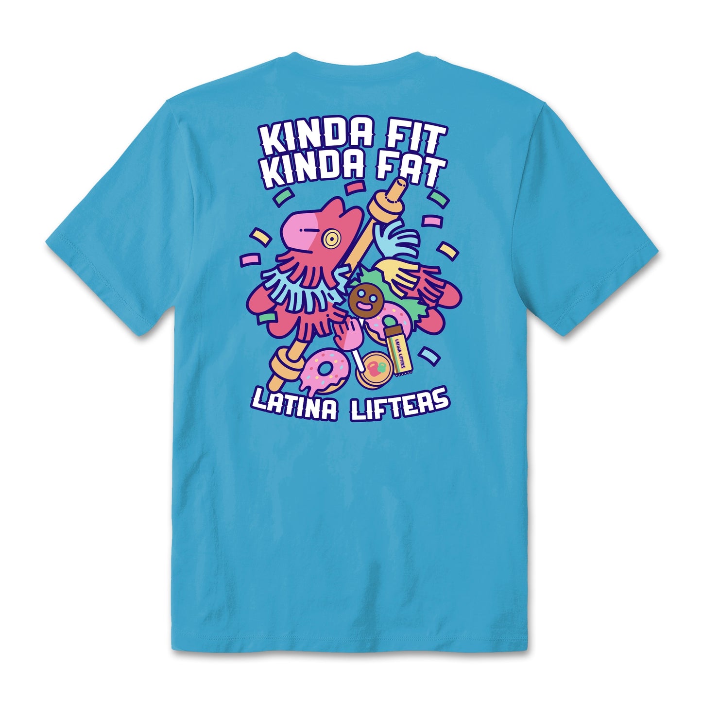 Kinda Fit Kinda Fat KFKF x Latina Lifters Los Dulces Tee (Blue)