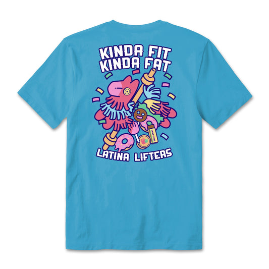 Kinda Fit Kinda Fat KFKF x Latina Lifters Los Dulces Tee (Blue)
