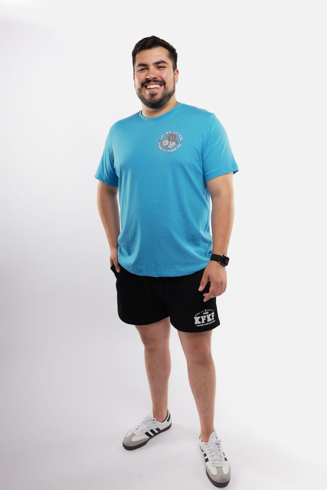 Kinda Fit Kinda Fat KFKF x Latina Lifters Los Dulces Tee (Blue)