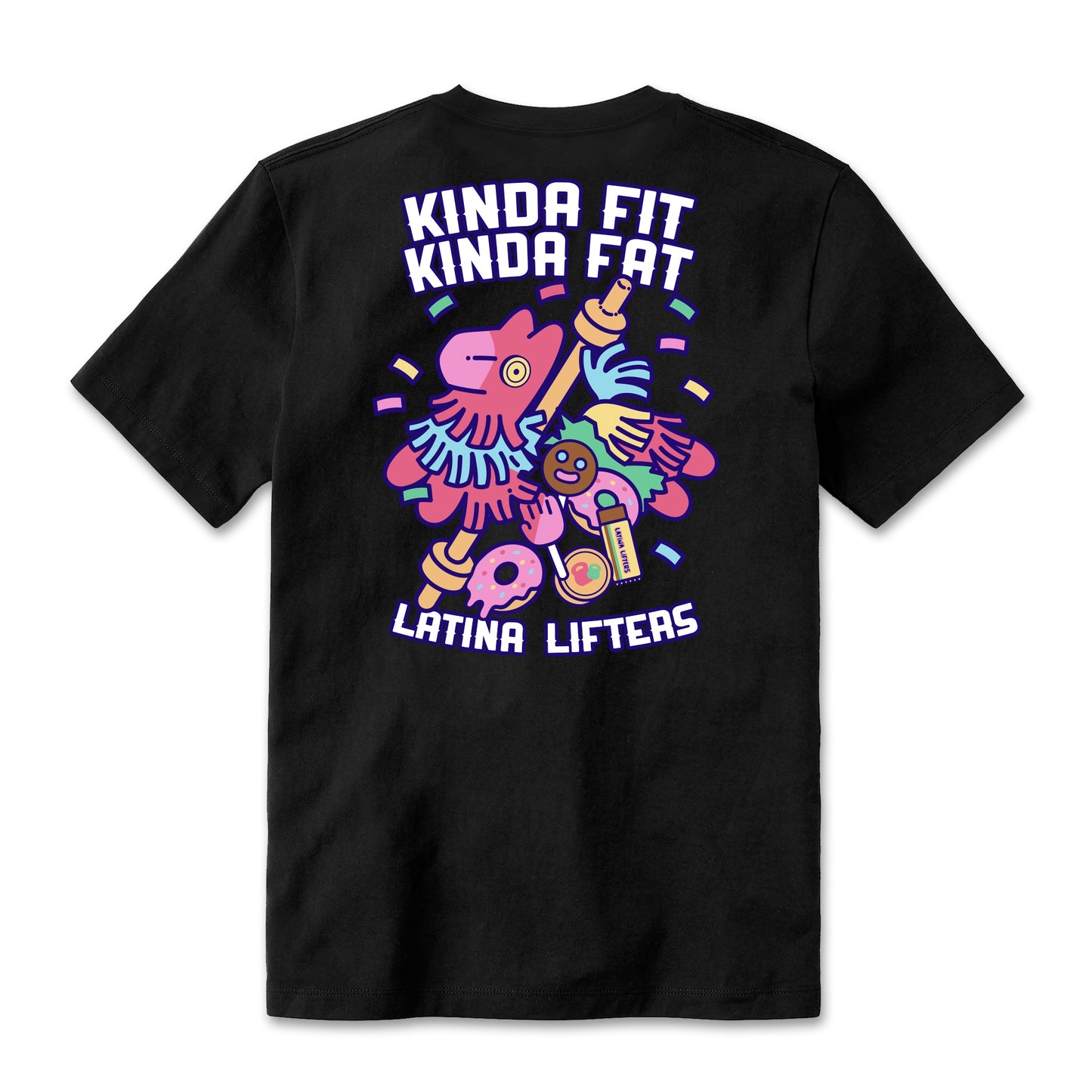 Kinda Fit Kinda Fat KFKF x Latina Lifters Los Dulces Tee (Black)