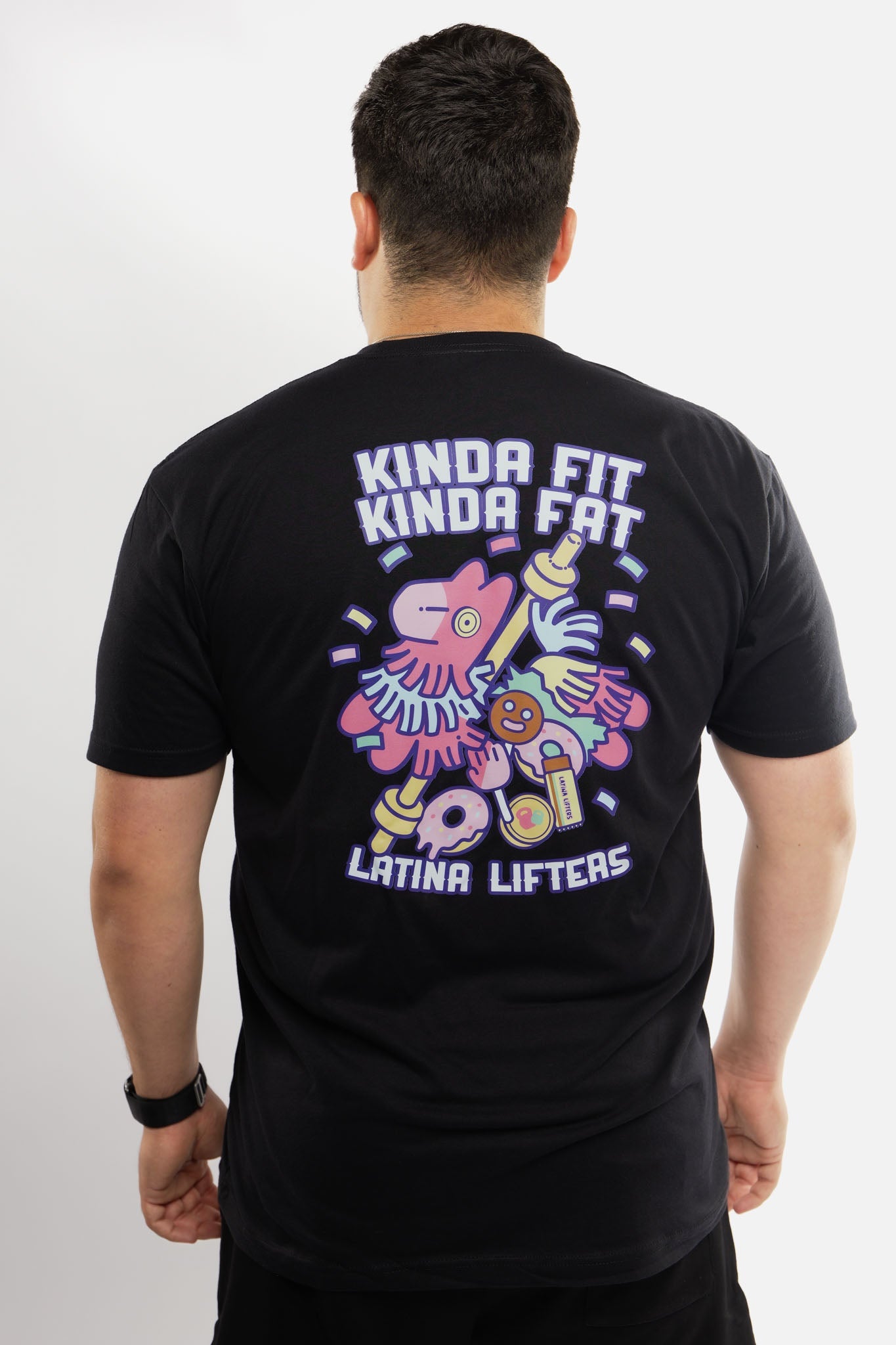 Kinda Fit Kinda Fat KFKF x Latina Lifters Los Dulces Tee (Black)
