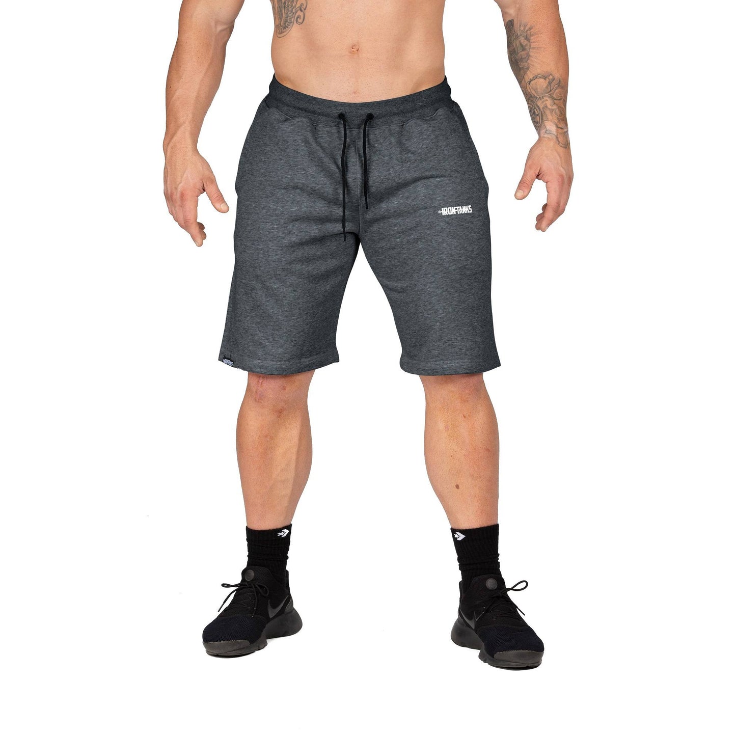 Iron Tanks Men's BFG Gym Shorts II (Carbon Grey)
