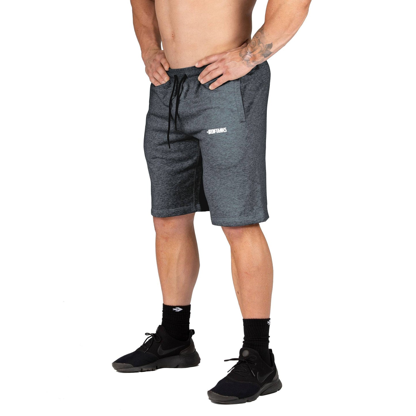 Iron Tanks Men's BFG Gym Shorts II (Carbon Grey)