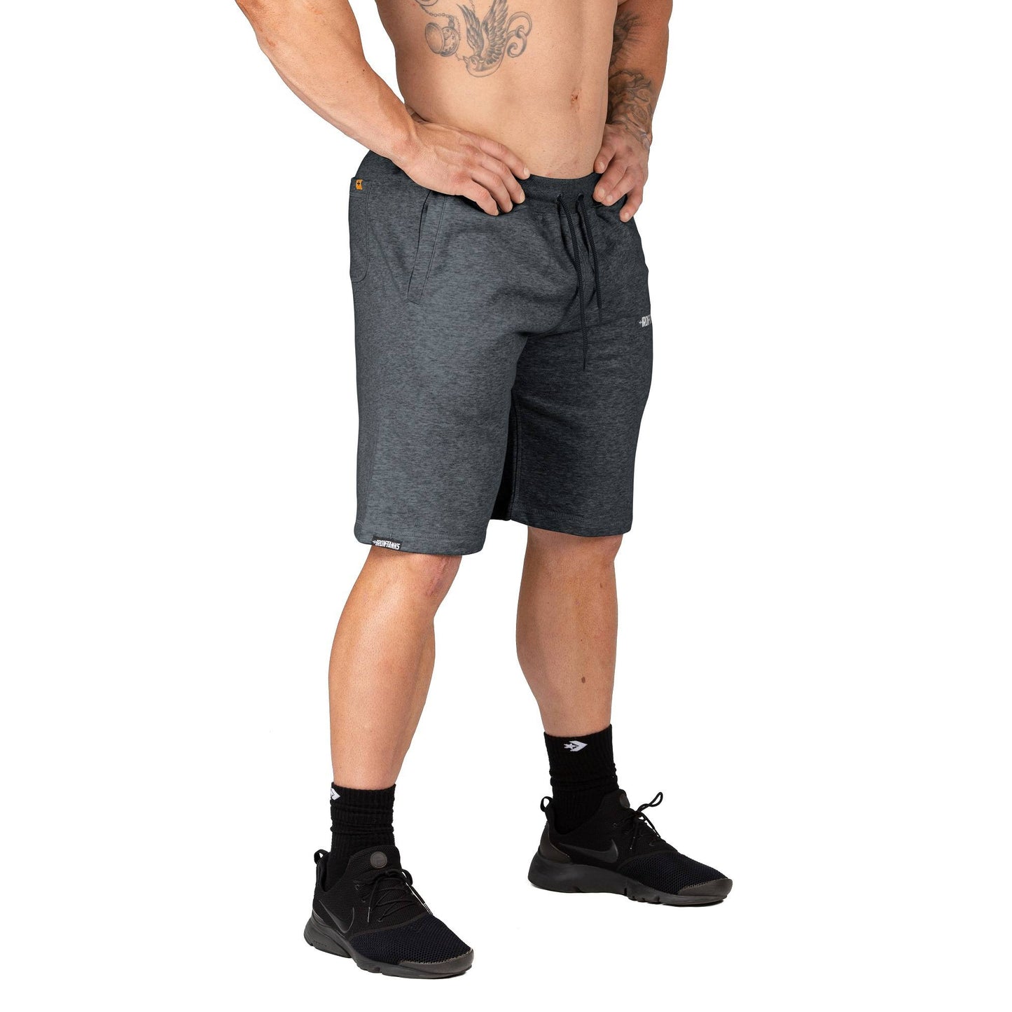 Iron Tanks Men's BFG Gym Shorts II (Carbon Grey)