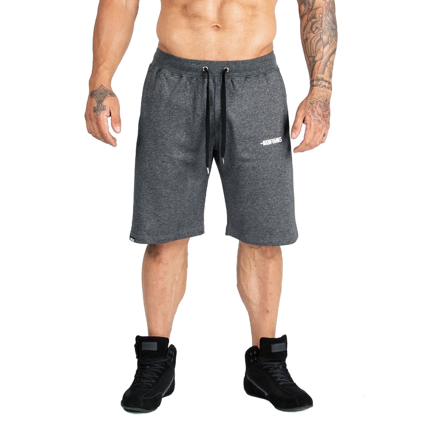 Iron Tanks Men's BFG Gym Shorts II (Carbon Grey)