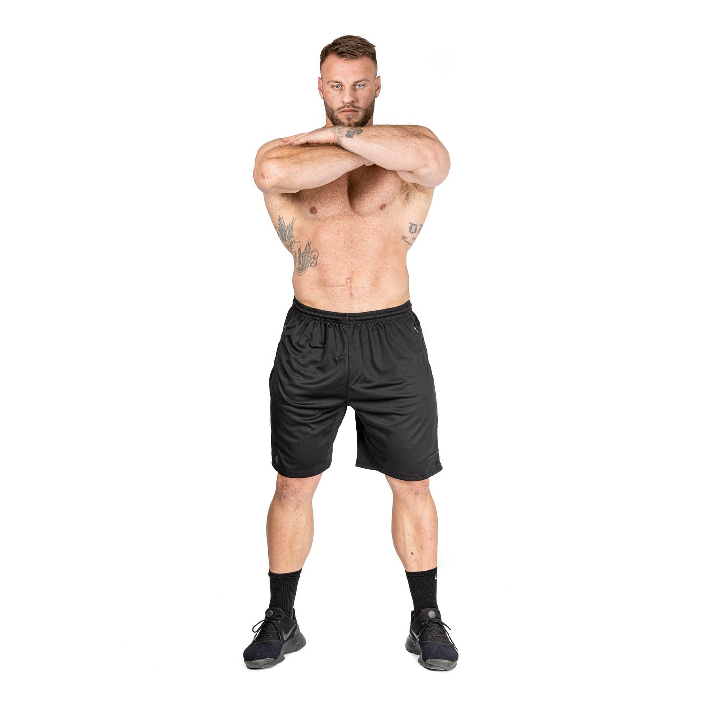 Iron Tanks Men's Heavy Hauler Shorts II (Black)