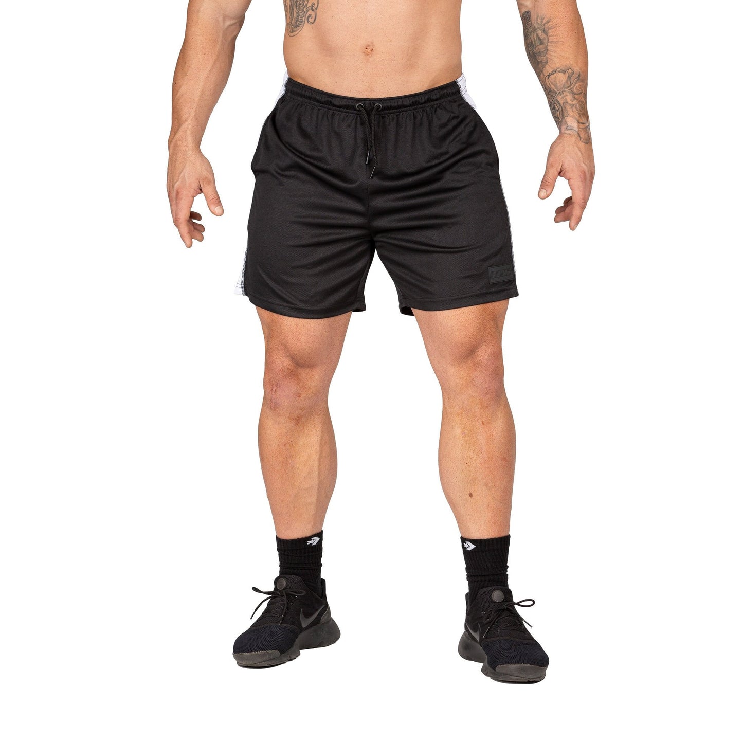 Iron Tanks Men's Iron Mesh VQ Shorts (Black)
