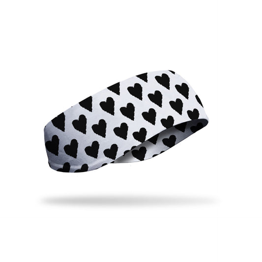 JUNK Black Heart Headband (Ear Warmer)