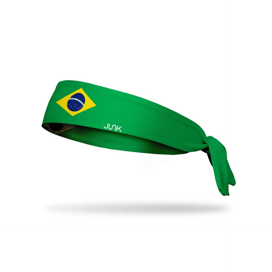 JUNK Brazil Flag Headband (Flex Tie)