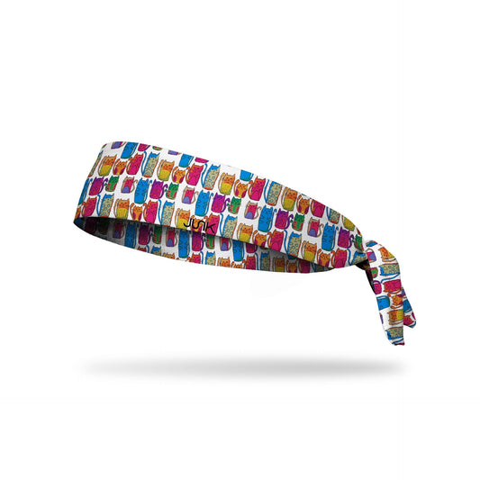 JUNK Cats on Parade Headband (Flex Tie)
