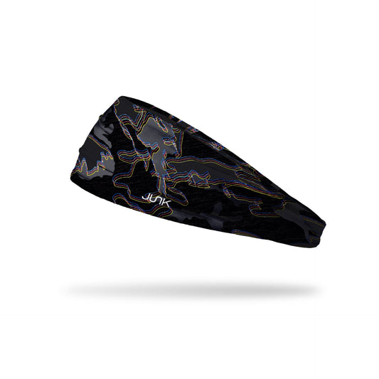JUNK Glitch Camo Black Headband (Big Bang Lite)
