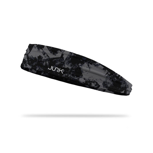 JUNK Gridiron Black Grey Headband (Infinity)