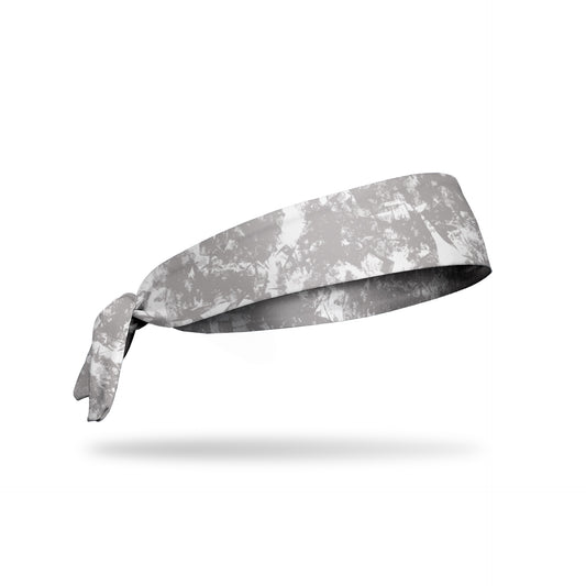 JUNK Gridiron White Grey Headband (Flex Tie)
