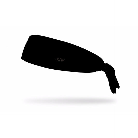 JUNK Jet Black Headband (Flex Tie)