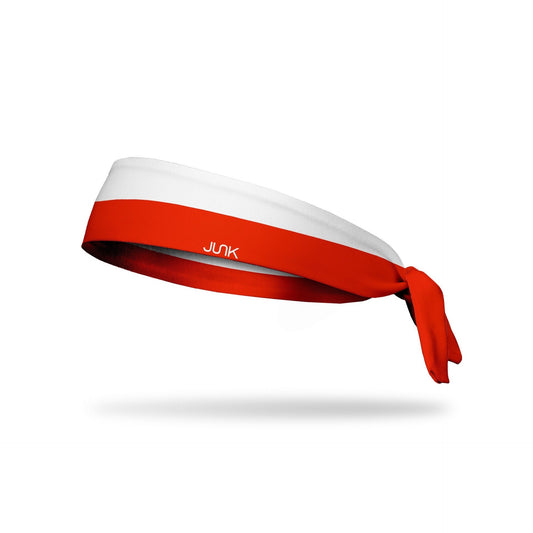 JUNK Poland Flag Headband (Flex Tie)