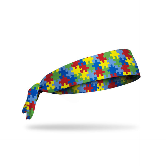 JUNK Puzzle Pieces Headband (Flex Tie)