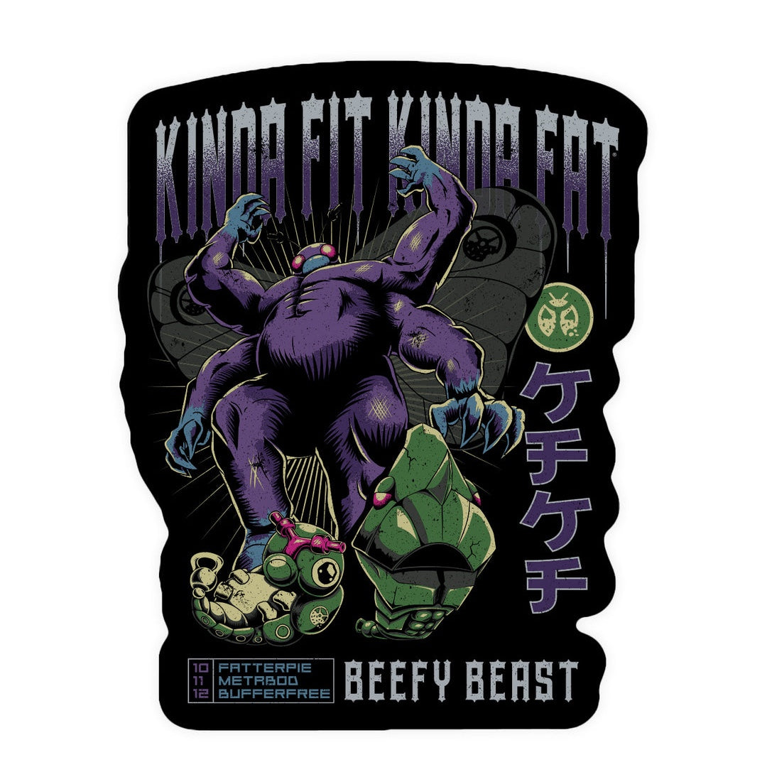 Kinda Fit Kinda Fat Bufferfree Sticker