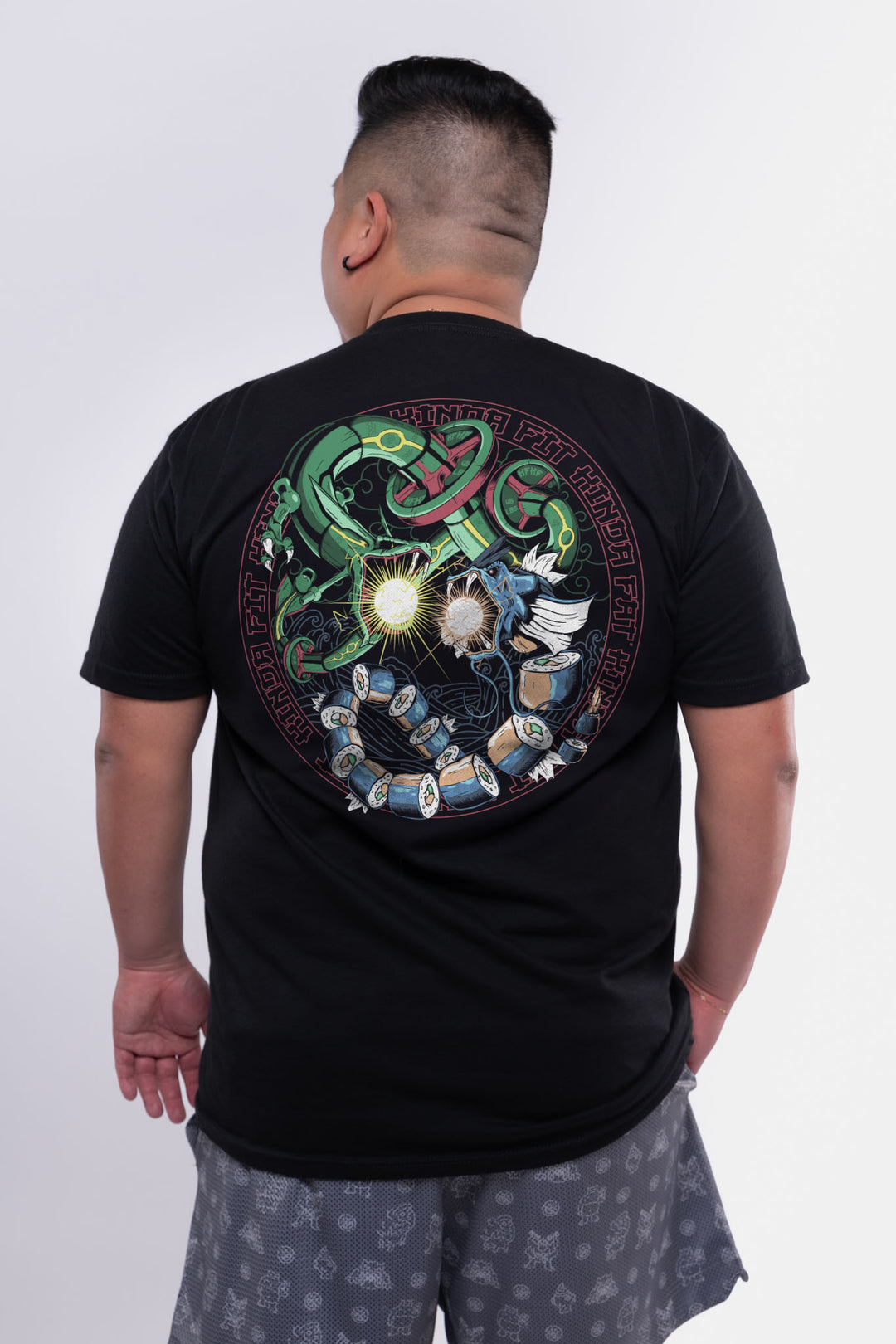 Kinda Fit Kinda Fat Wheyquaza vs Gyarolldos Tee