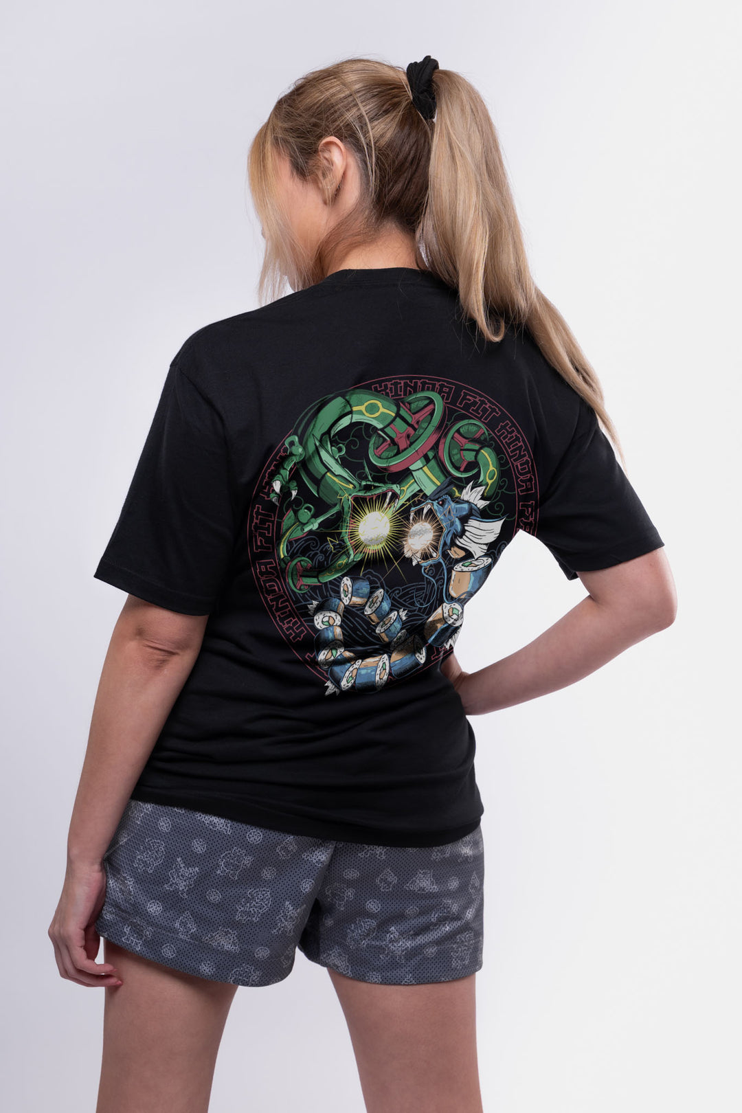 Kinda Fit Kinda Fat Wheyquaza vs Gyarolldos Tee