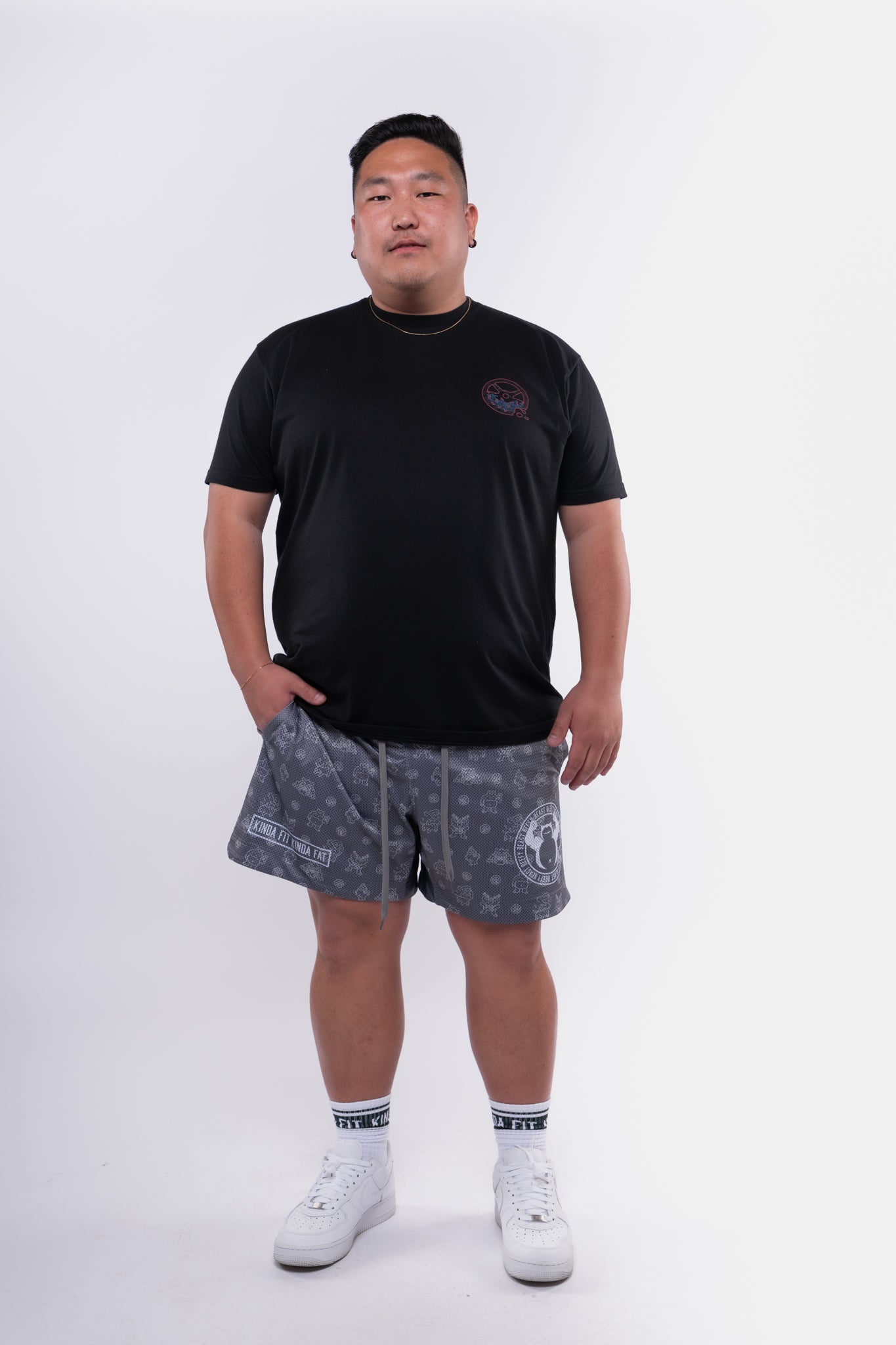 Kinda Fit Kinda Fat Wheyquaza vs Gyarolldos Tee