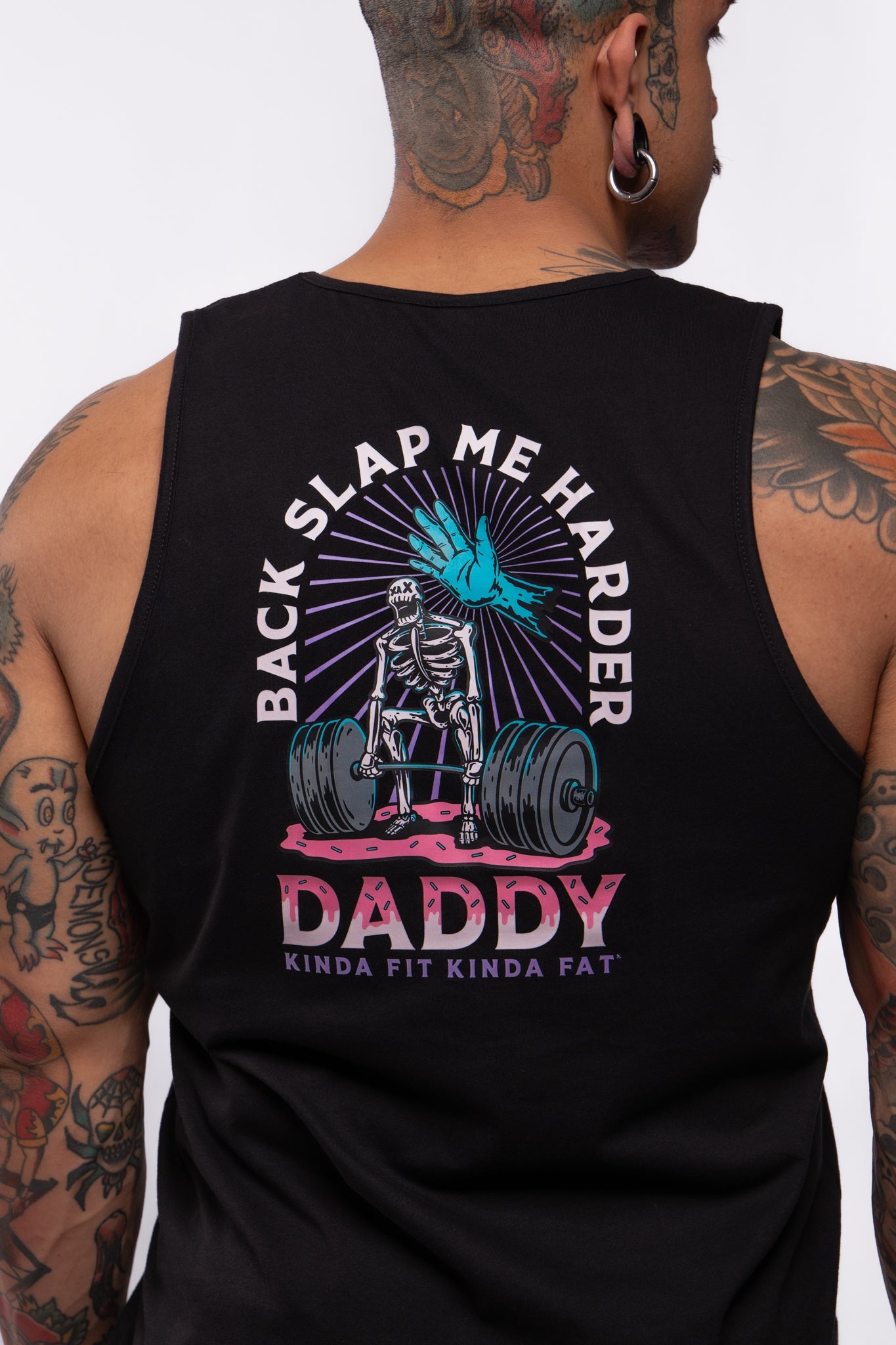 Kinda Fit Kinda Fat Backslap Me Harder Daddy Tank