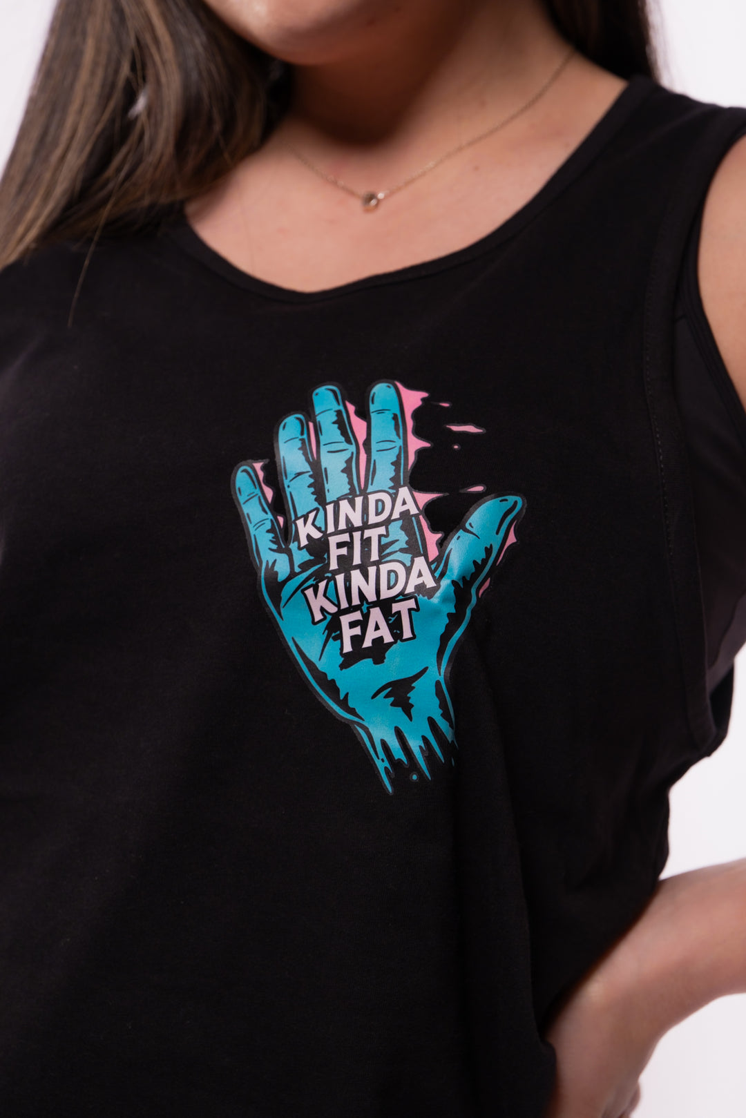 Kinda Fit Kinda Fat Backslap Me Harder Daddy Tank