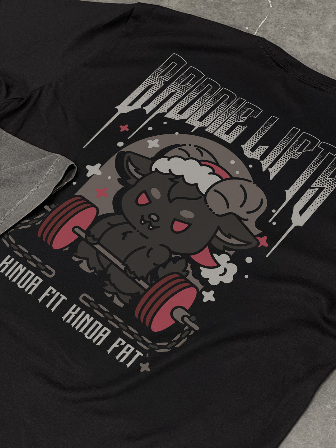 Kinda Fit Kinda Fat Baddie Lifts Tee
