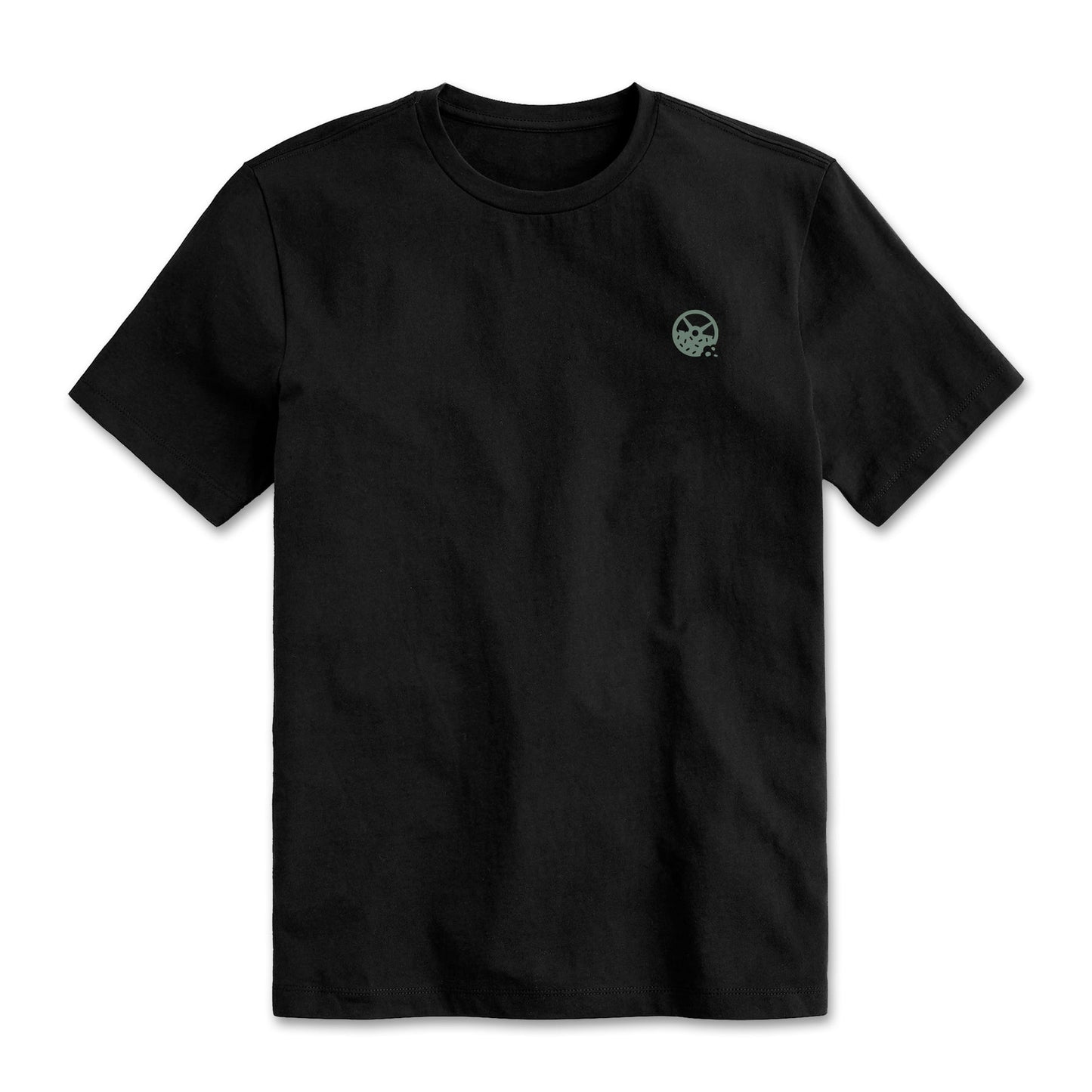 Kinda Fit Kinda Fat Bar Logo Tee (Black / Sage)