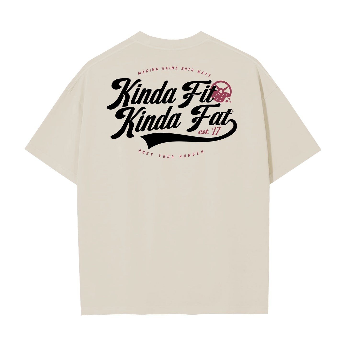 Kinda Fit Kinda Fat Batter Premium Oversized Tee