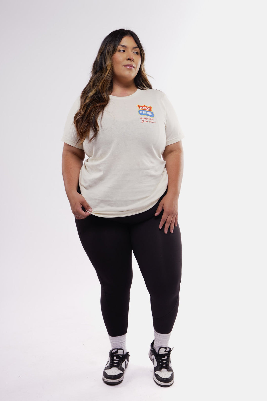 Kinda Fit Kinda Fat Big & Beefy Signature Cotton Tee (Natural)