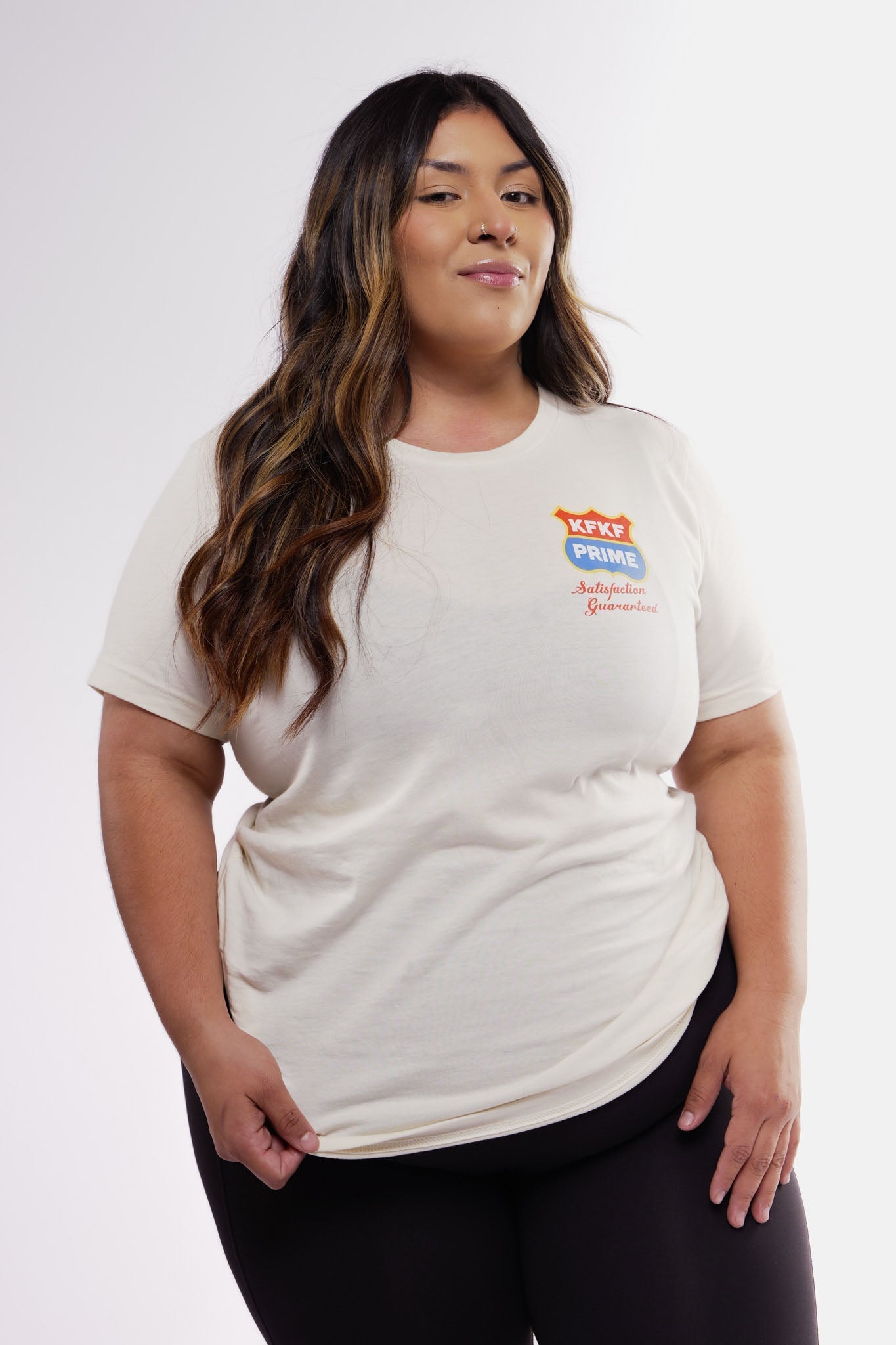 Kinda Fit Kinda Fat Big & Beefy Signature Cotton Tee (Natural)