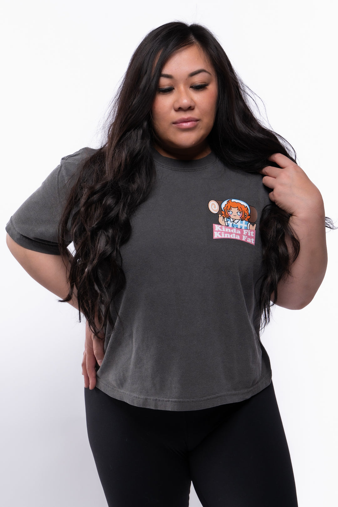 Kinda Fit Kinda Fat Big Debbie Boxy Tee