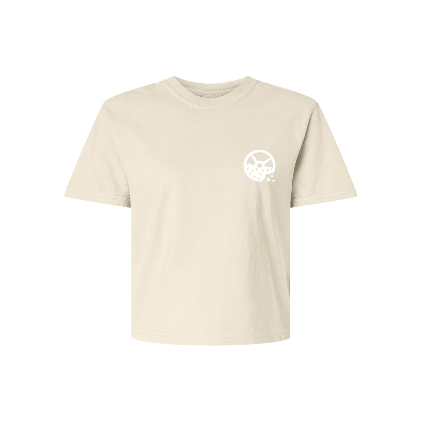 Kinda Fit Kinda Fat Fahrenheit Boxy Tee (Natural)