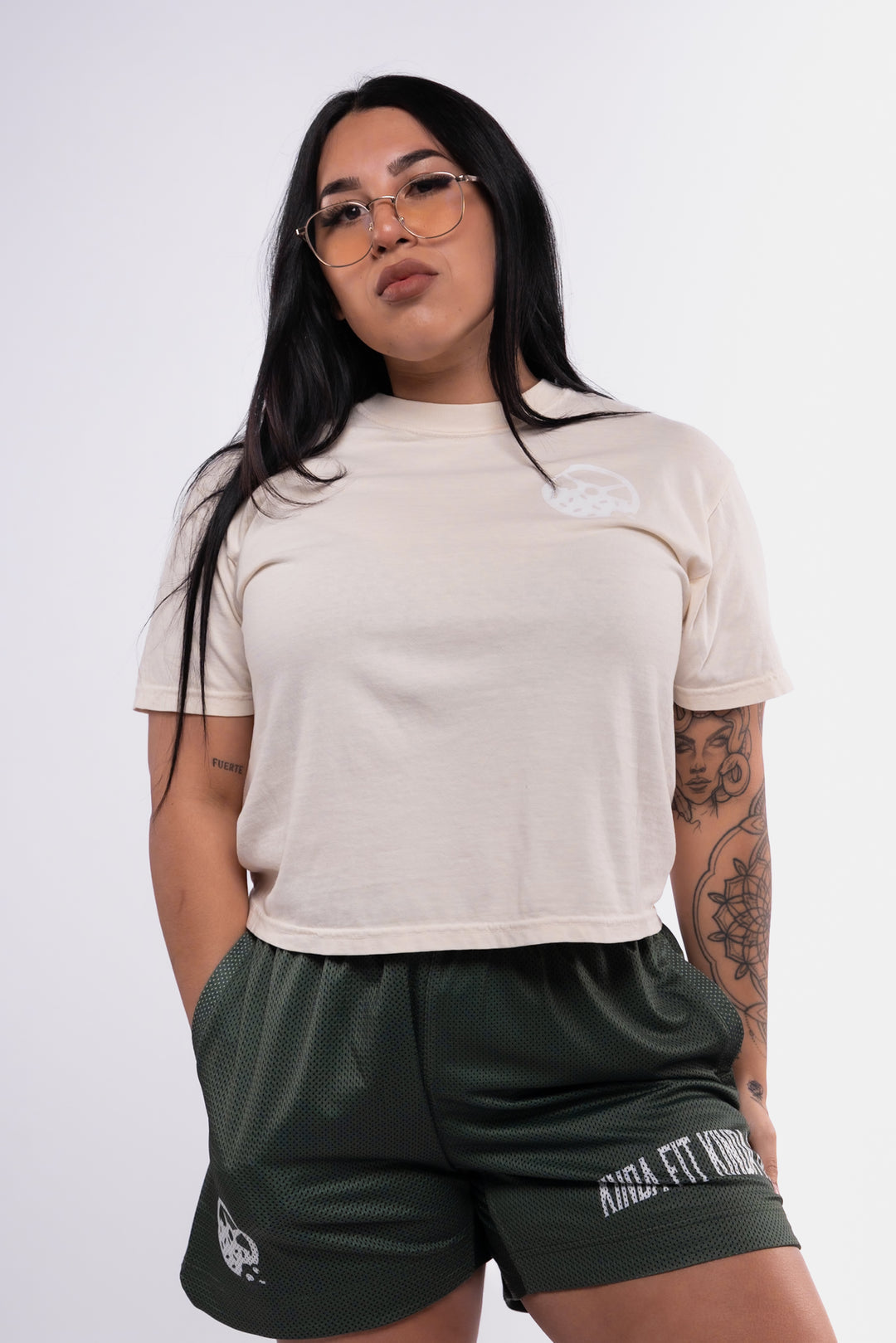 Kinda Fit Kinda Fat Fahrenheit Boxy Tee (Natural)
