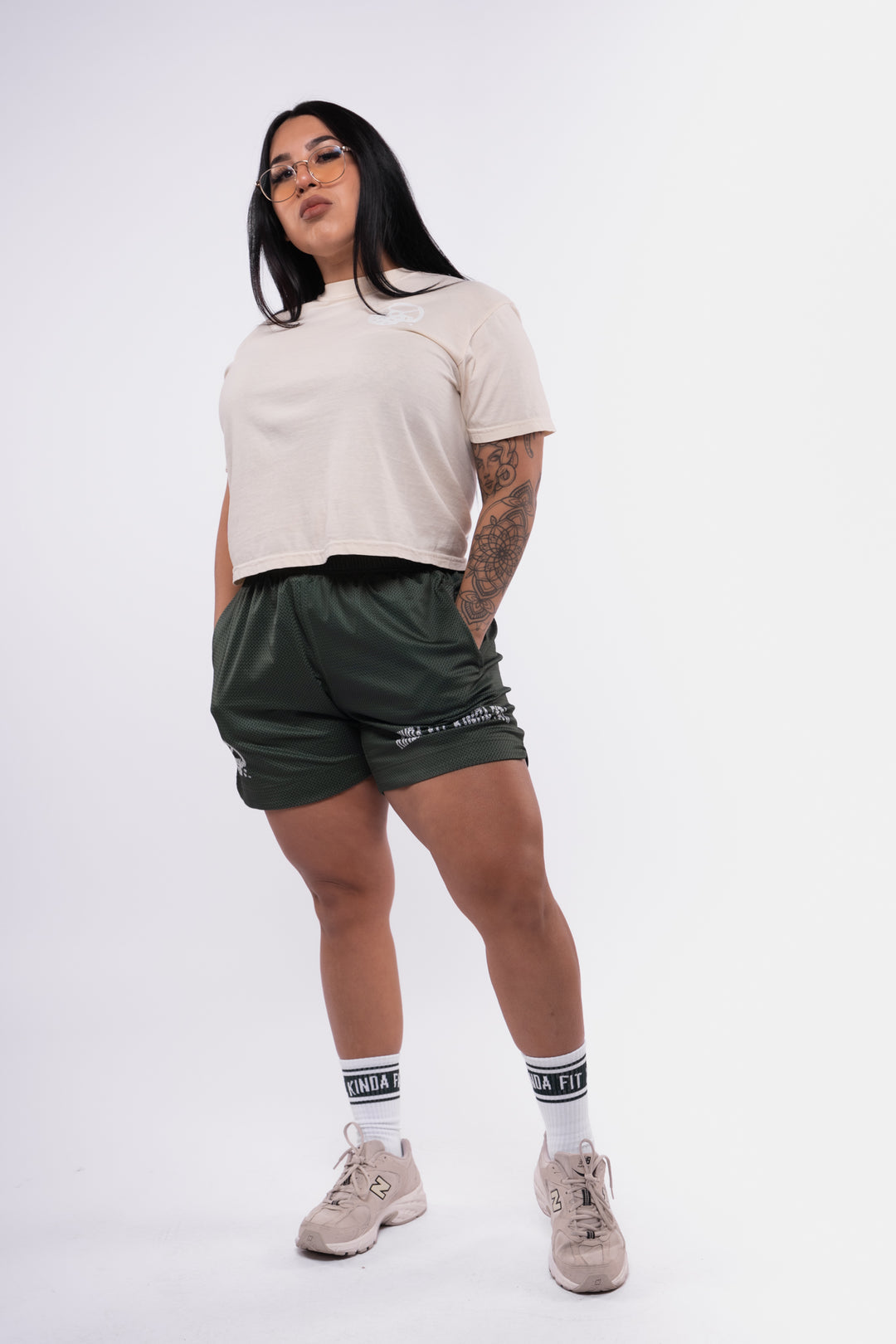 Kinda Fit Kinda Fat Fahrenheit Boxy Tee (Natural)
