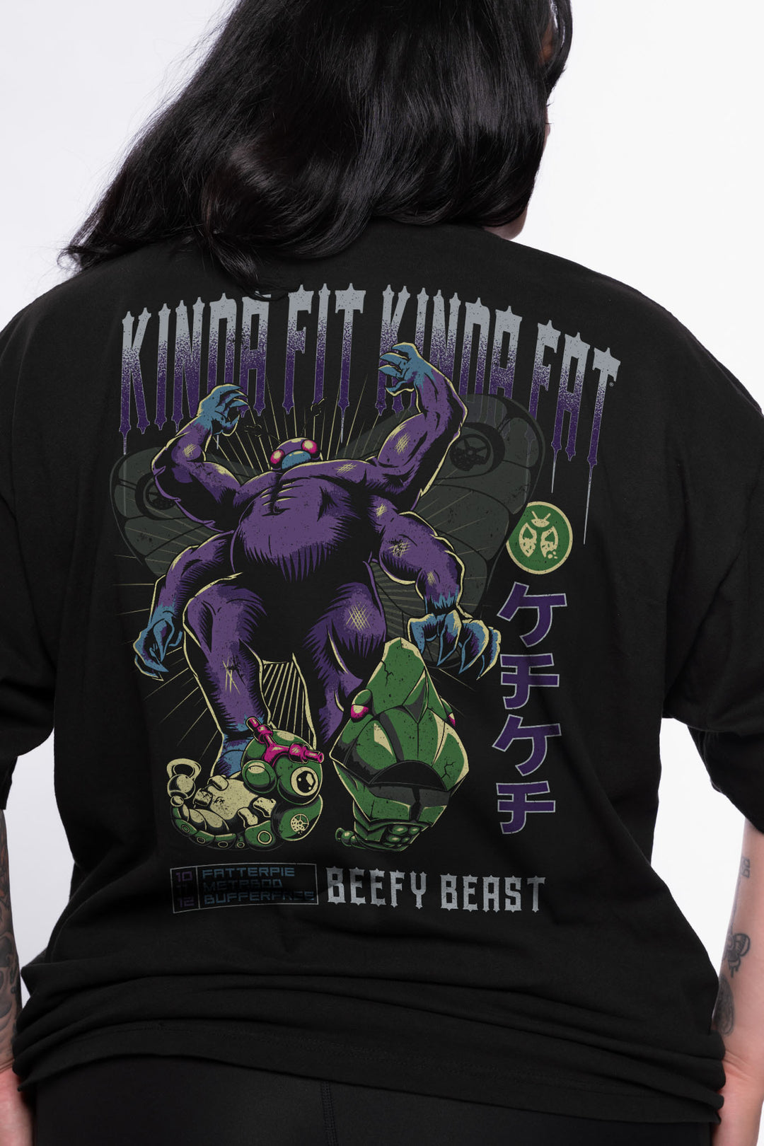 Kinda Fit Kinda Fat Bufferfree Premium Oversized Tee