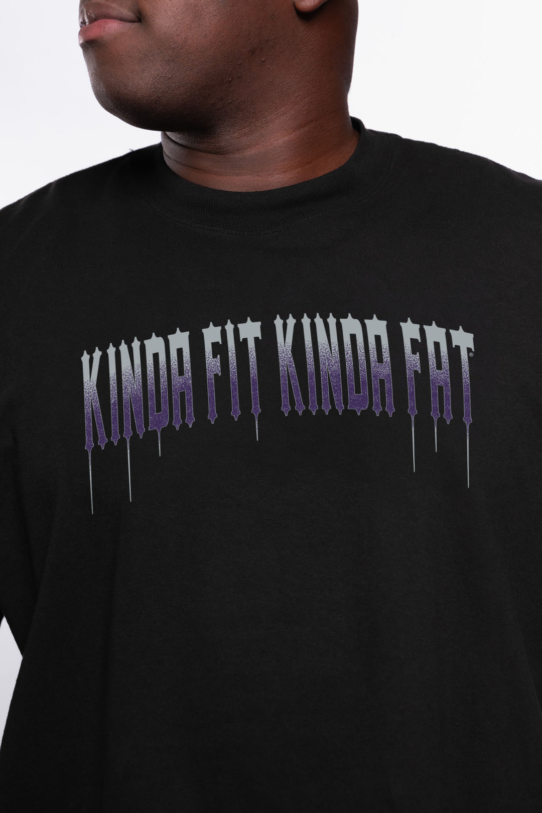 Kinda Fit Kinda Fat Bufferfree Premium Oversized Tee
