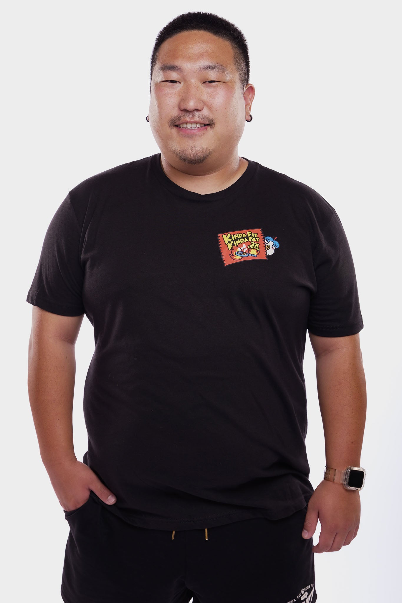 Kinda Fit Kinda Fat Bulkdak Tee (Black)